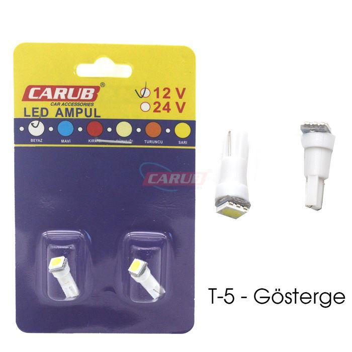 ampul 12v led t5 gosterge beyaz 22 90 tl